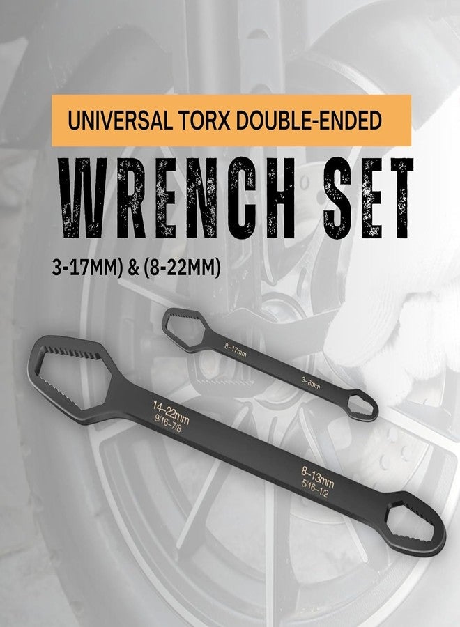 S SMITEX Smitex 2pcs Multifunctional Wrench Set Self Adjustable Wrench Universal Double Ended Wrench for Various Screws and Nuts size -(3-17mm) & (8-22mm) - Image 4